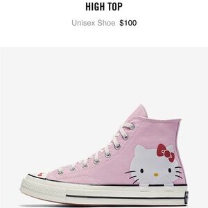 Hello Kitty Pink High Top Sneakers
